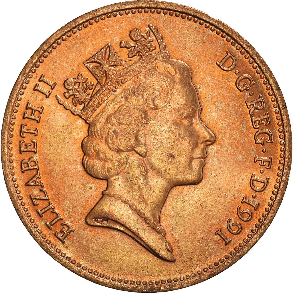 United Kingdom | 2 Pence Coin | Elizabeth II | Km:936 | 1985 - 1992