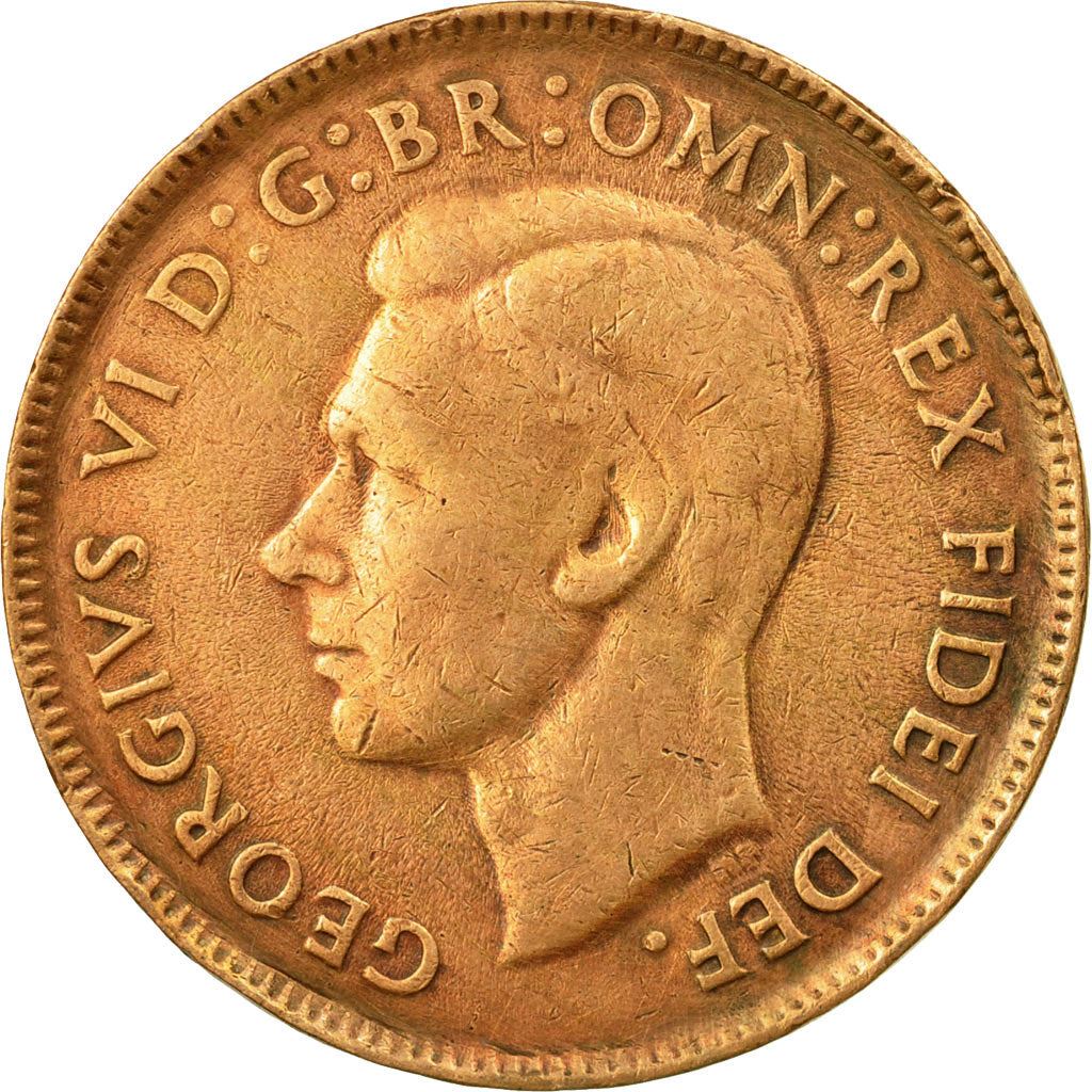 Australia | 1/2 Penny Coin | Kangaroo | Km:42 | 1949 - 1952
