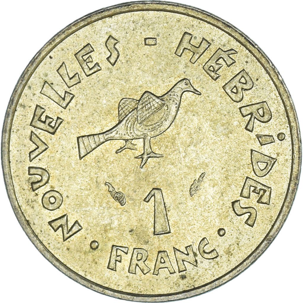 New Hebrides | 1 Franc Coin | Marianne | Frigate Bird | Km:4.2 | 1975 - 1982