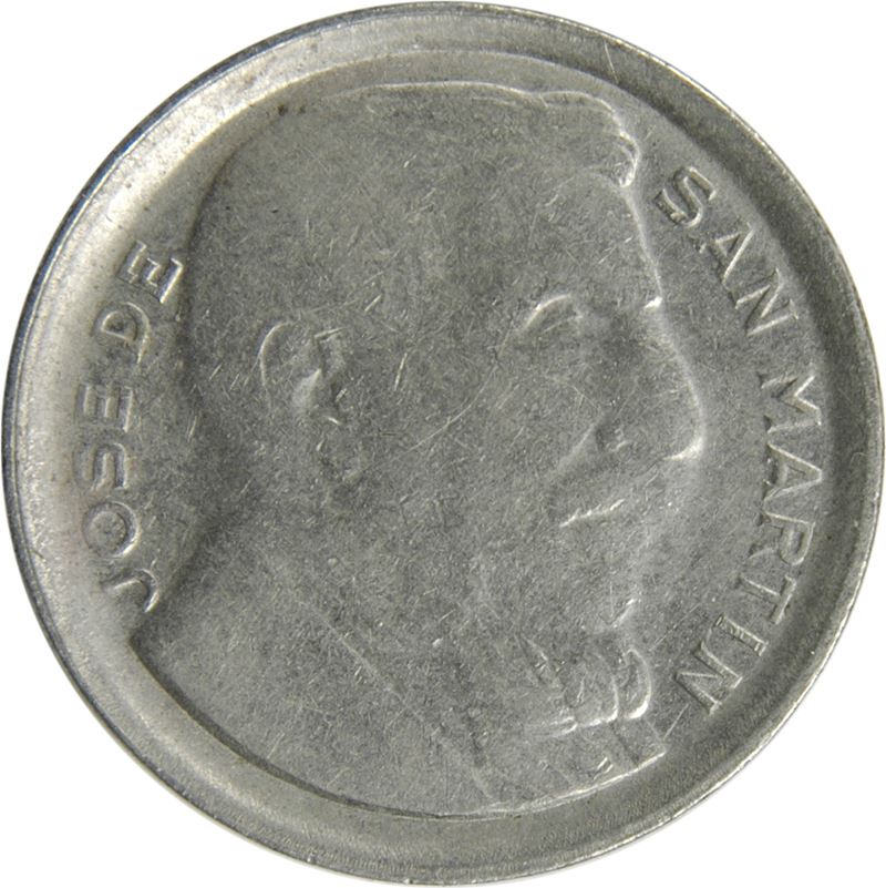 Argentina 10 Centavos Coin | Jose San Martin | 1952 - 1953