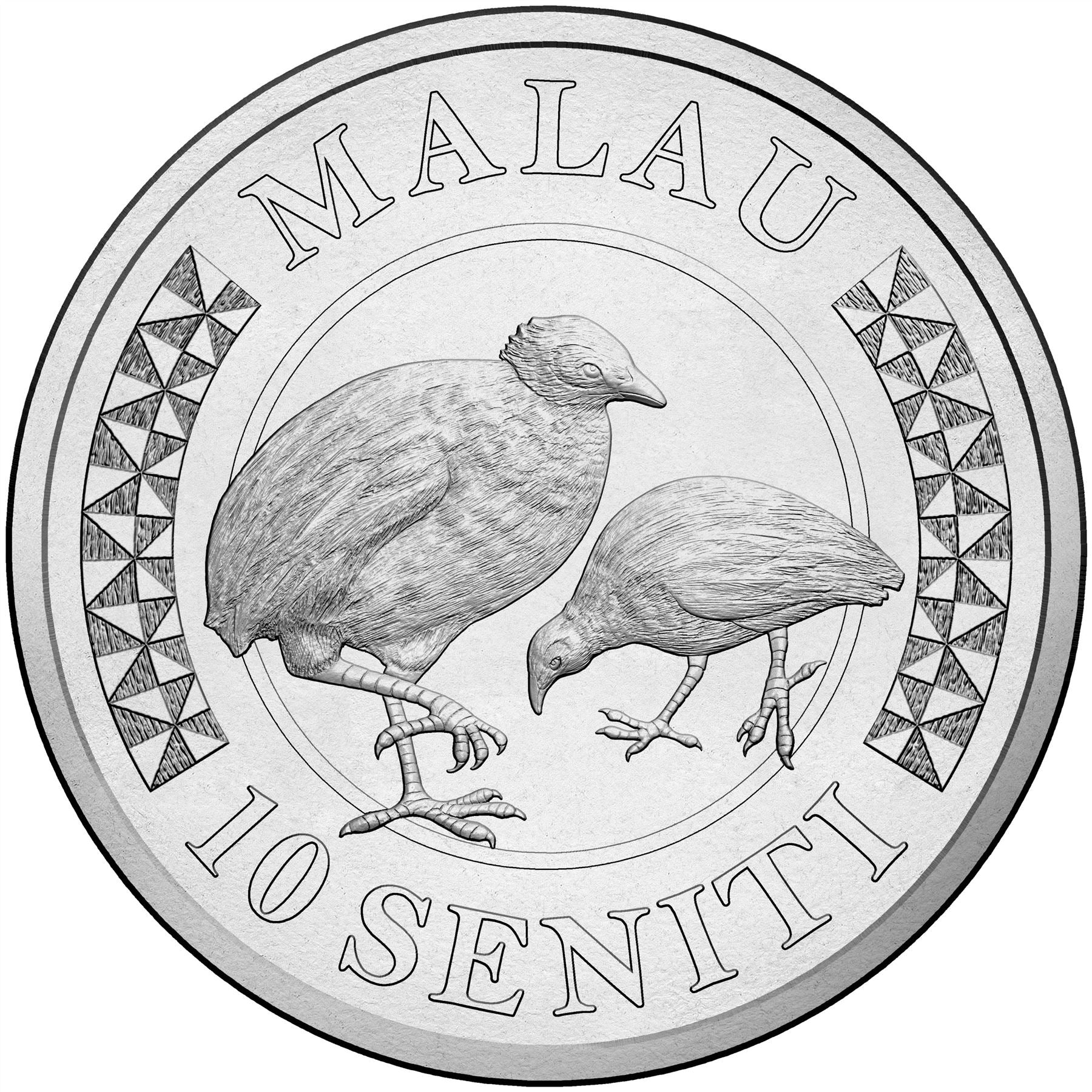 Tonga | 10 Seniti Münze | König Topou VI | Malau Vögel | KM:227 | 2015