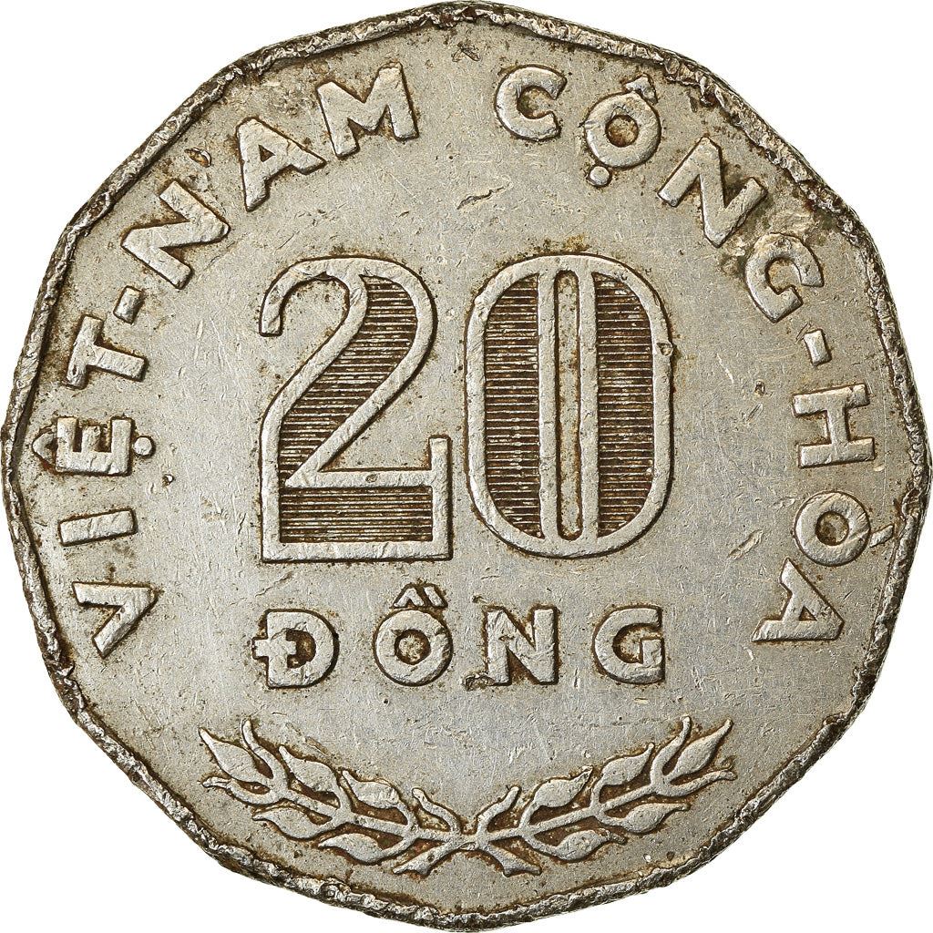 South Vietnam | 20 Dong Coin | Farmer | Km:10 | 1968
