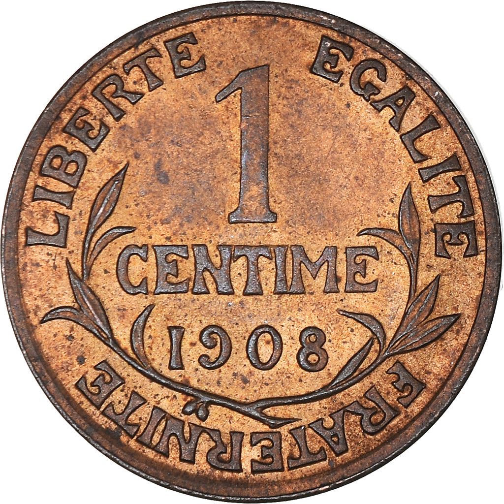 French 1 Centime Coin | Third Republic | KM840 | France | 1898 - 1920