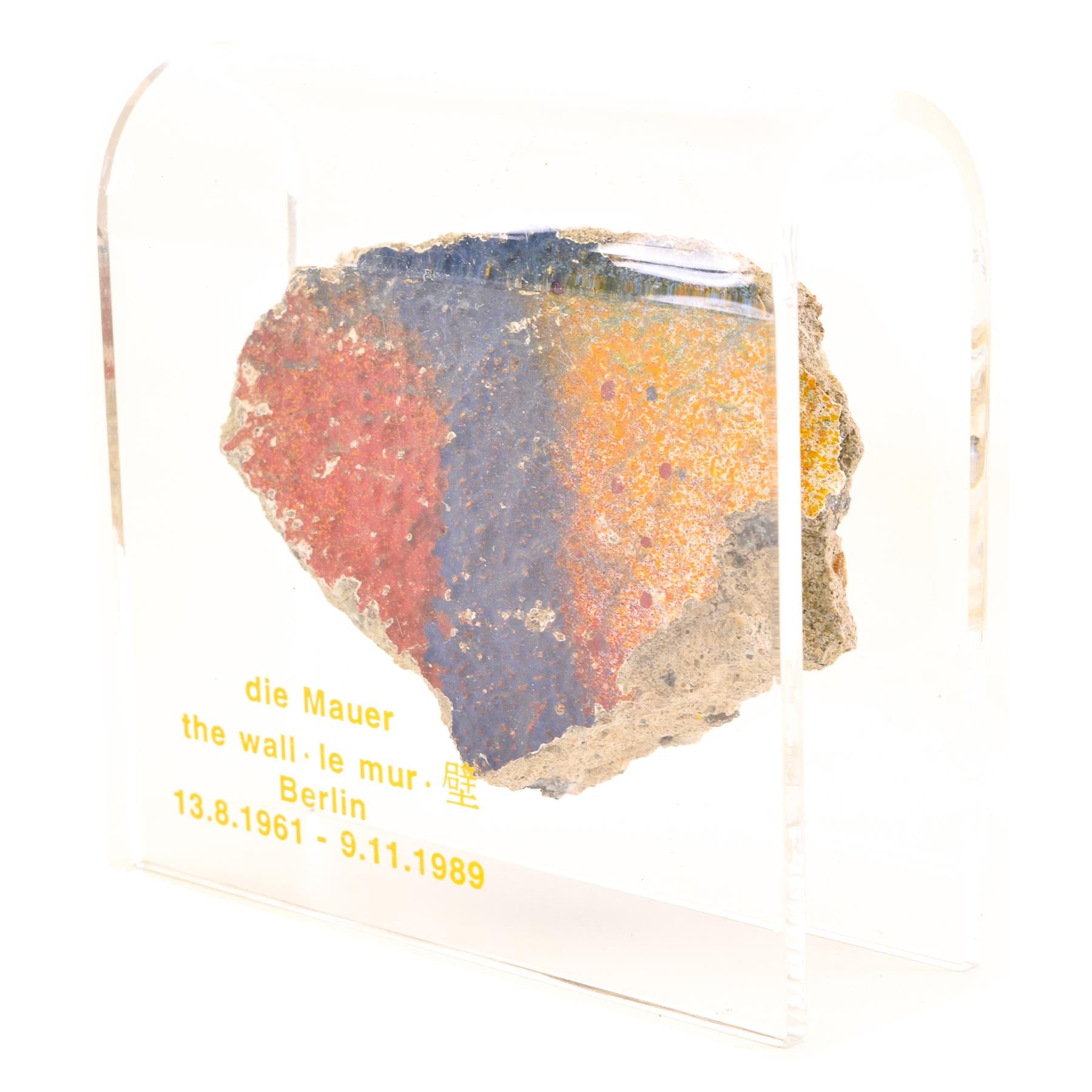 Pieces of Berlin Wall | Historical German Symbol | Concrete Fragments with Graffiti Art | 1961 - 1989