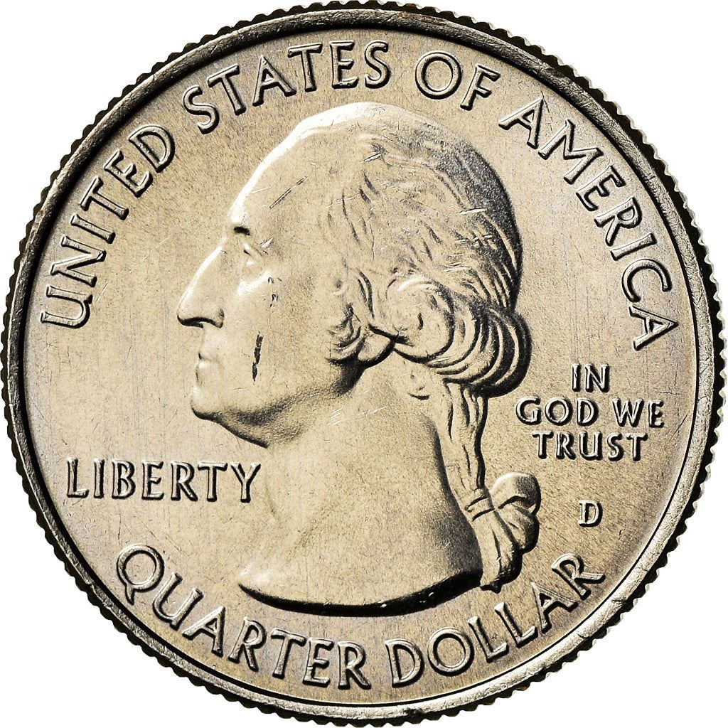 United States | ¼ Dollar Coin | Voyageurs National Park, Minnesota | Voyageurs Park | Copper-nickel clad copper | KM:671 | 2018