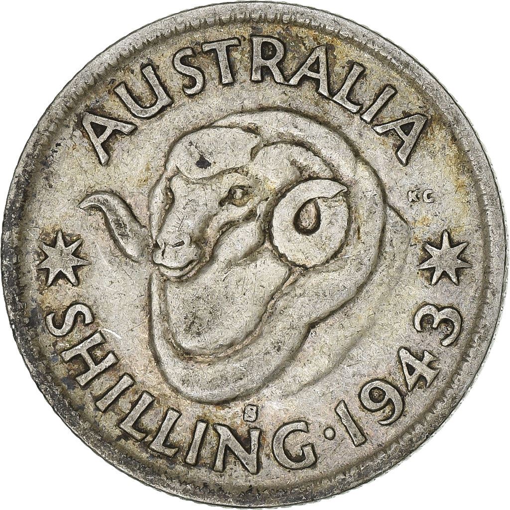 Australia | 1 Shilling Coin | Ram | Km:39 | 1938 - 1945