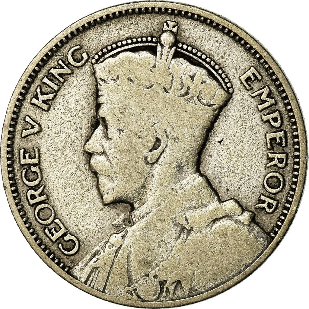 New Zealand | 1 Shilling Coin | George V | Maori Warrior | Km:3 | 1933 - 1935