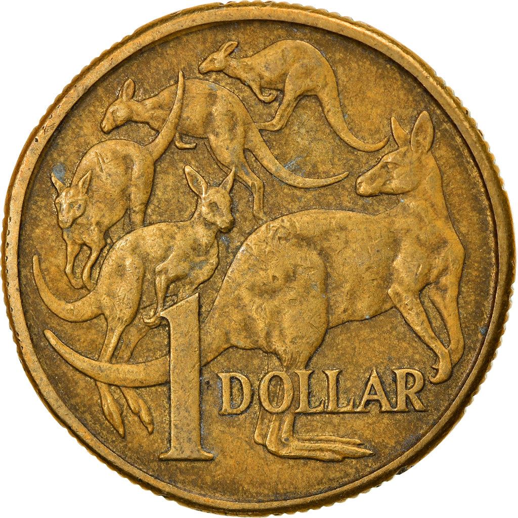 Australia | 1 Dollar Coin | Kangaroos | Km:77 | 1984