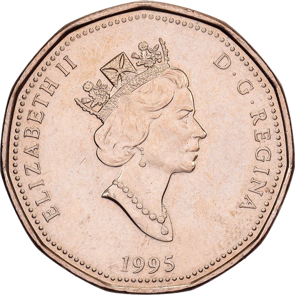 Canada | 1 Dollar Coin | Peacekeeping Monument | Bronze plated nickel | KM:258 | 1995