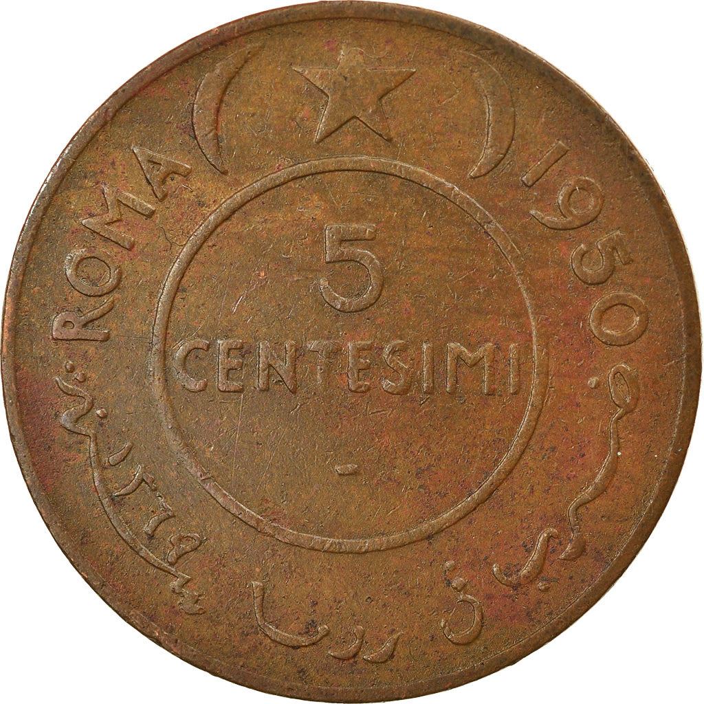 Somalia | 5 Centesimi Coin | Elephant | Km:2 | 1950
