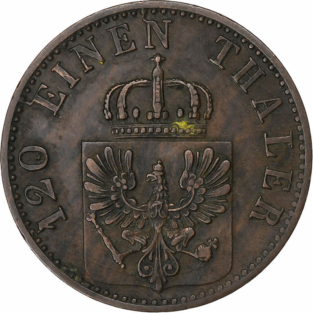 Kingdom Of Prussia | 3 Pfennigs Coin | William I | Km:482 | 1861 - 1873