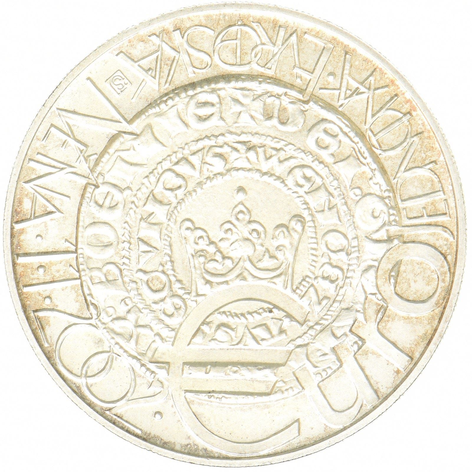 Tschechische Republik | 200-Kronen-Münze | Euro-Währungssystem | Silber (.900) | KM:54 | 2001