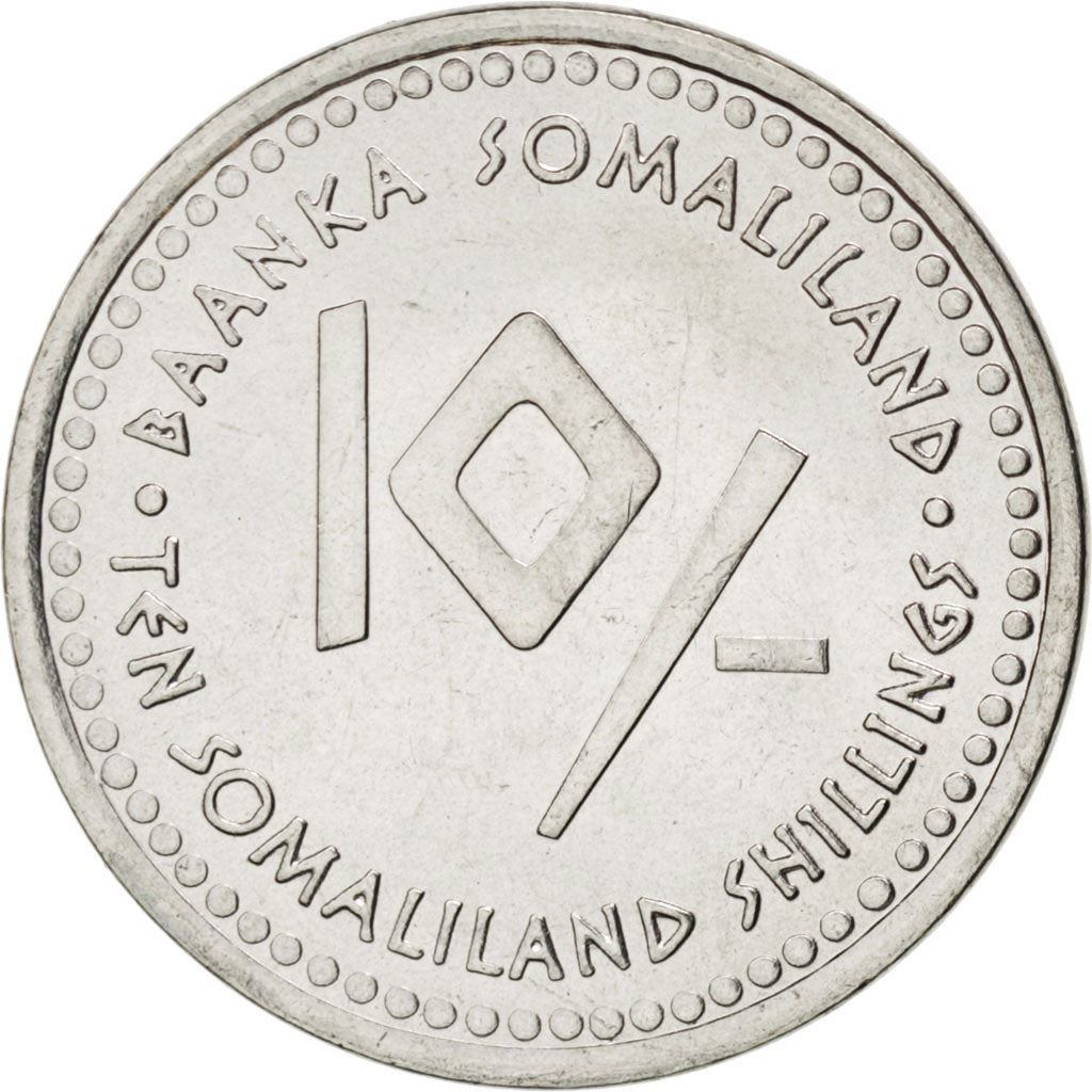 Somaliland | 10 Shillings Coin | Capricorn | Stainless steel | KM:18 | 2006