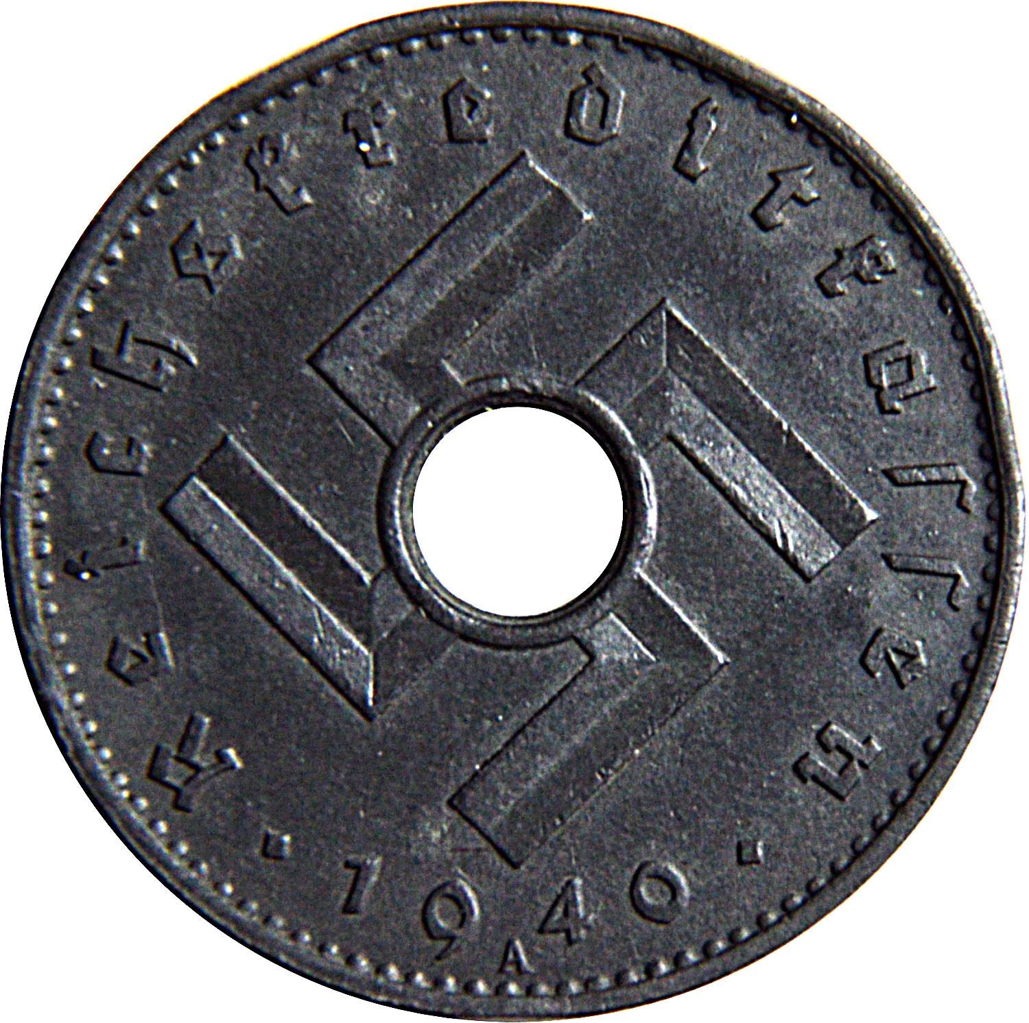 German Third Reich 10 Reichspfennig Coin | Military Coinage | KM99 | 1940 - 1941