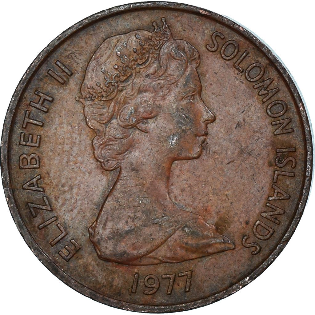 Solomon Islands | 2 Cents Coin | Elizabeth II | Eagle Spirit | Km:2 | 1977 - 1983