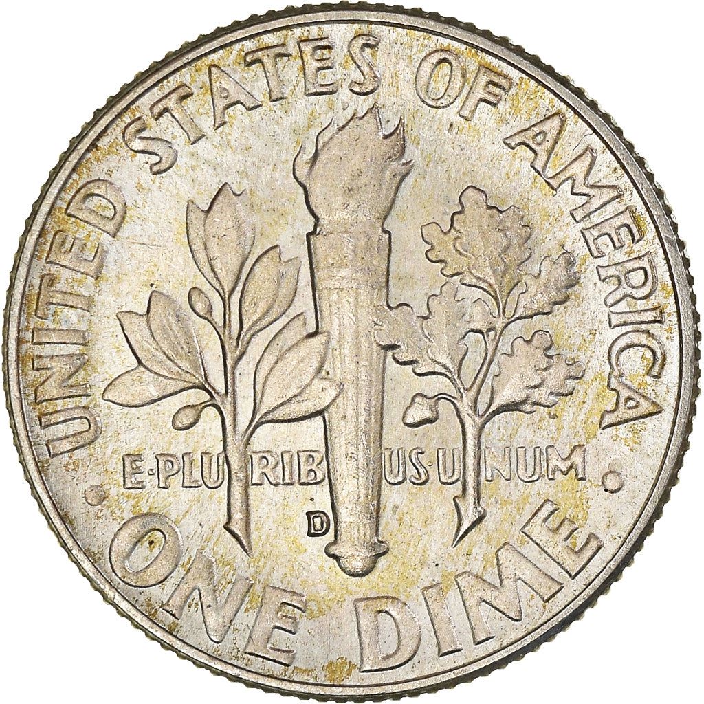 USA | 1 Dime Mønt | Franklin D. Roosevelt | KM:195 | 1946 - 1964