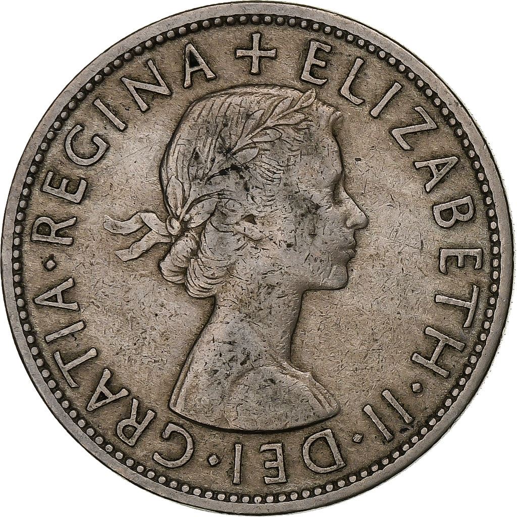 United Kingdom | 1/2 Crown Coin | Elizabeth II | Km:907 | 1954 - 1970