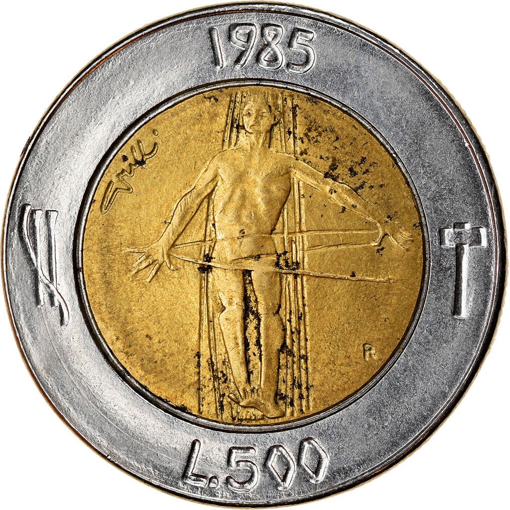 San Marino | 500 Lire Coin | Redemption from drugs | Km:181 | 1985