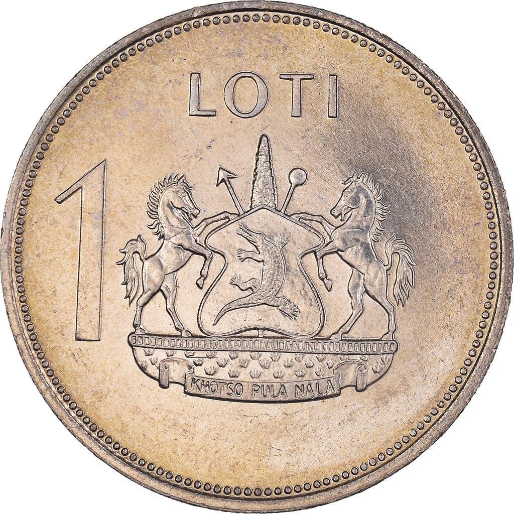 Lesotho | 1 Loti Coin | Moshoeshoe II | Km:22 | 1979 - 1989