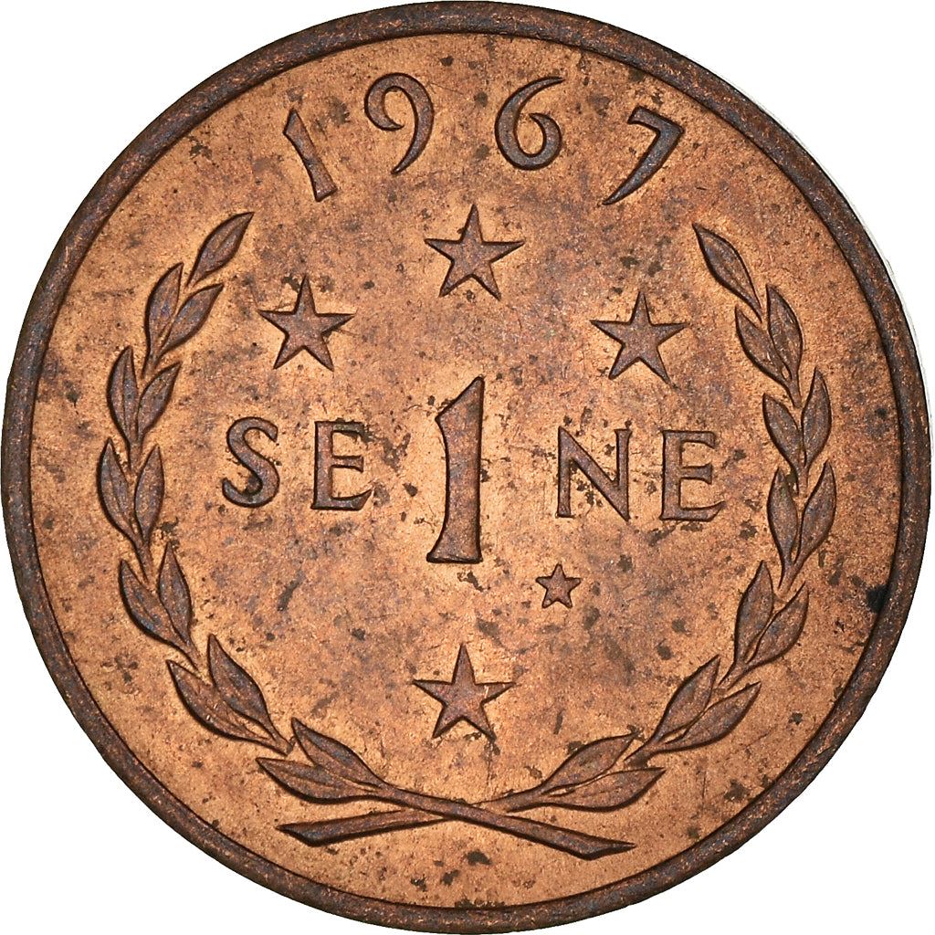 Samoa | 1 Sene Coin | Malietoa Tanumafili II | Crux Constellation | Km:1 | 1967
