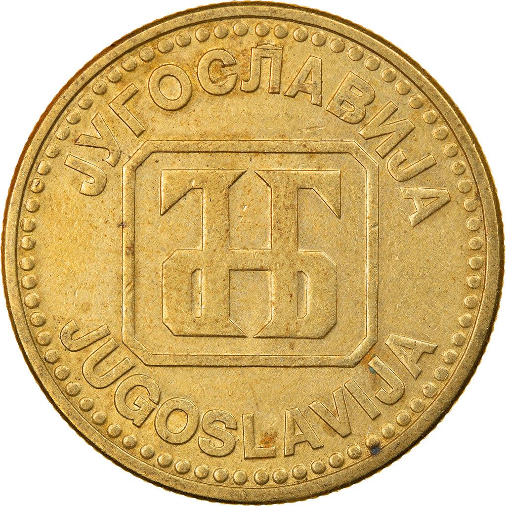 Yugoslavia | 50 Dinara Coin | Nickel Brass | Km:153 | 1992