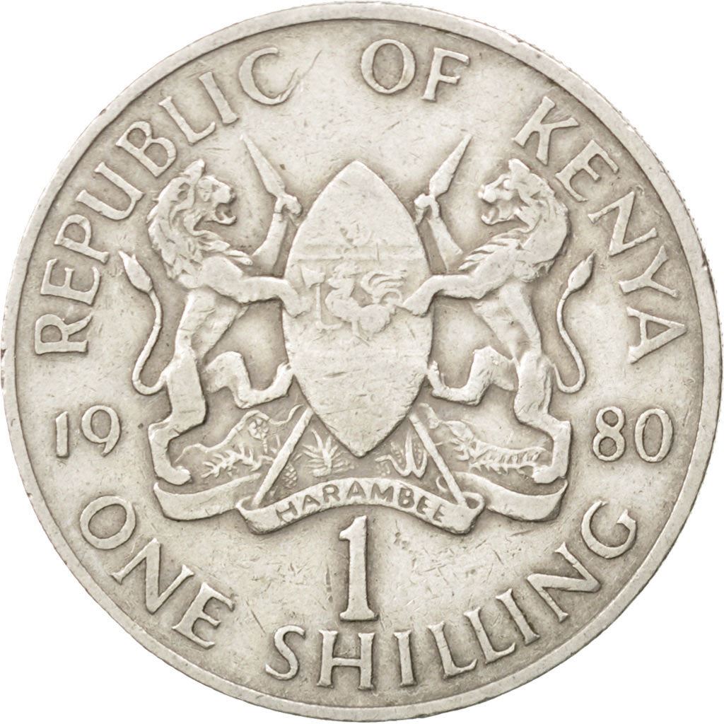 Kenya 1 Shilling | President of Kenya 1989 - 2002 Coin | KM20 | 1978 - 1989
