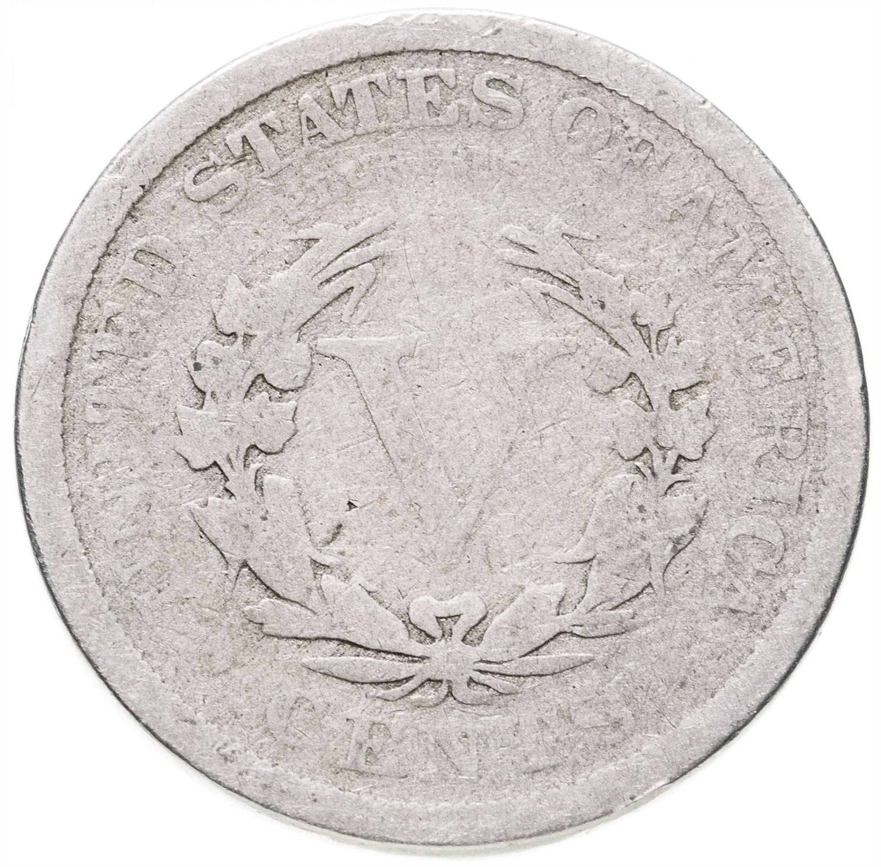 United States | 5 Cents Coin | Liberty Nickel | KM:112 | 1883 - 1913