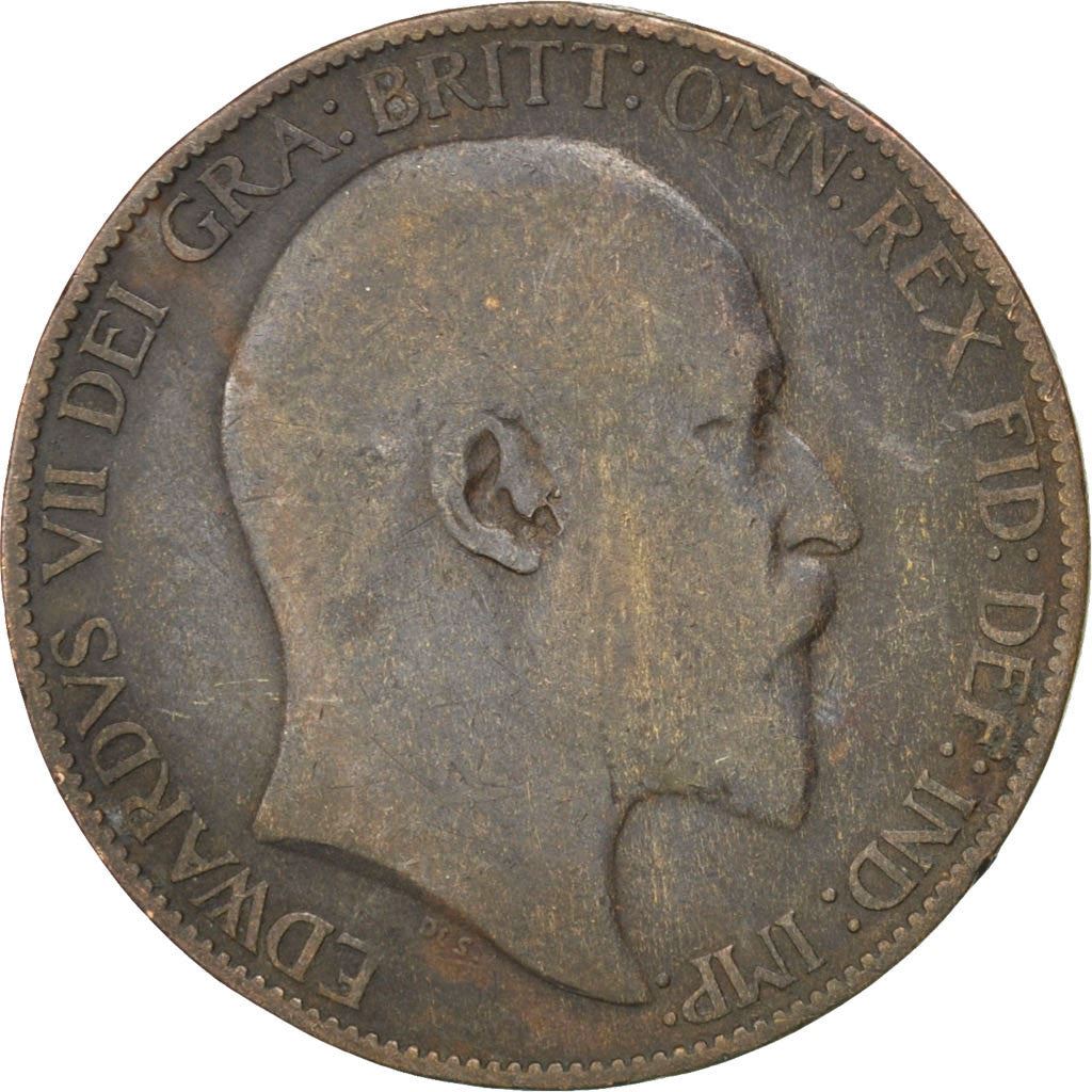 United Kingdom | 1/2 Penny Coin | Edward VII | Km:793 | 1902 - 1910