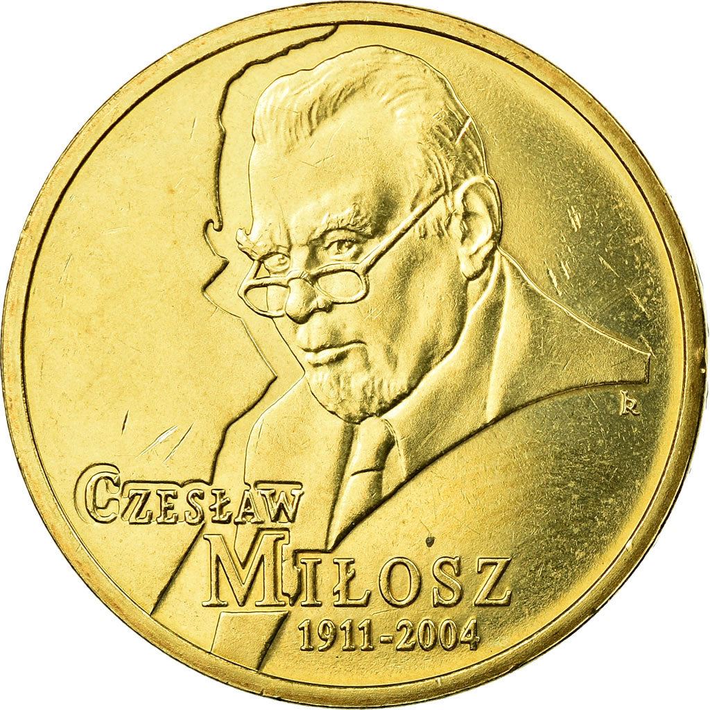 Poland | 2 Zlotys Coin | Czesław Miłosz | Y:785 | 2011