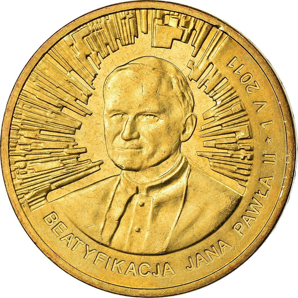 Poland | 2 Zlotys Coin | John Paul II | Y:772 | 2011