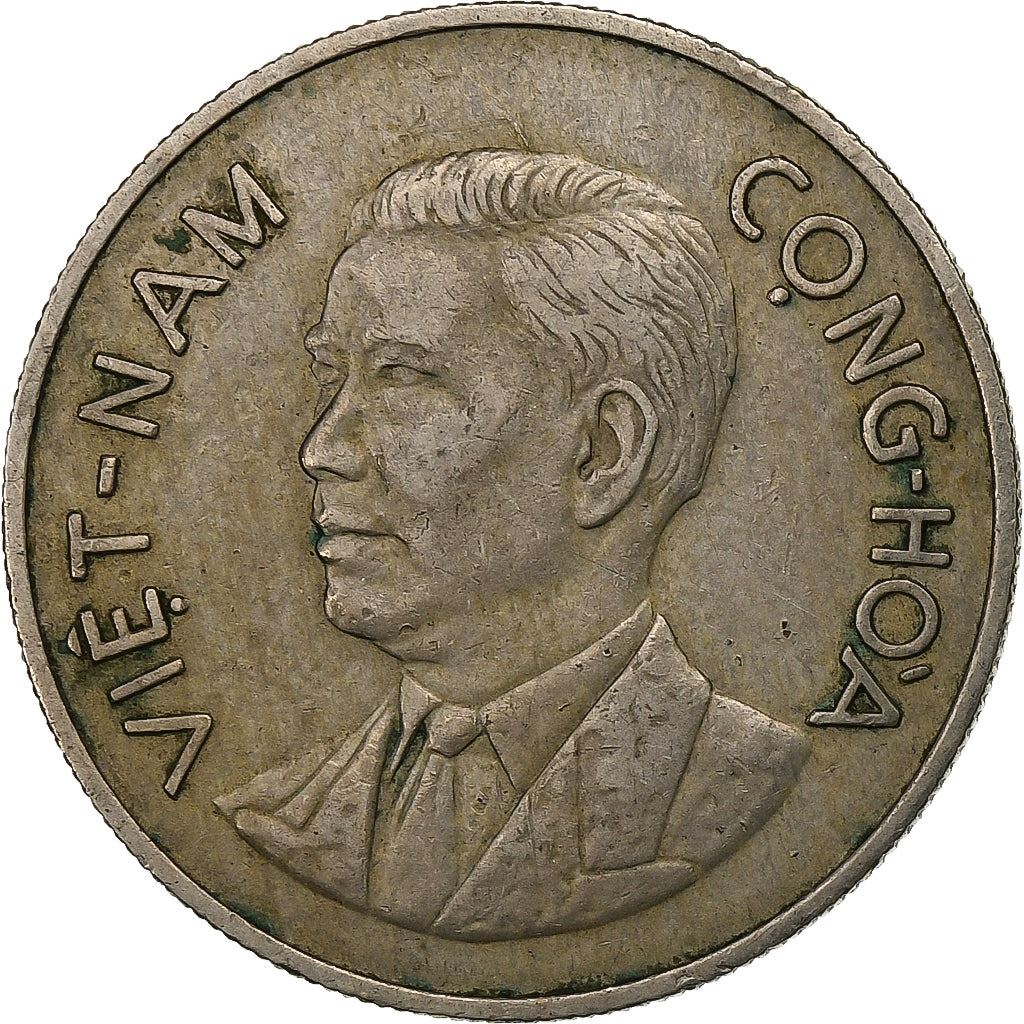 South Vietnam | 1 Dong Coin | Bamboo | Km:5 | 1960
