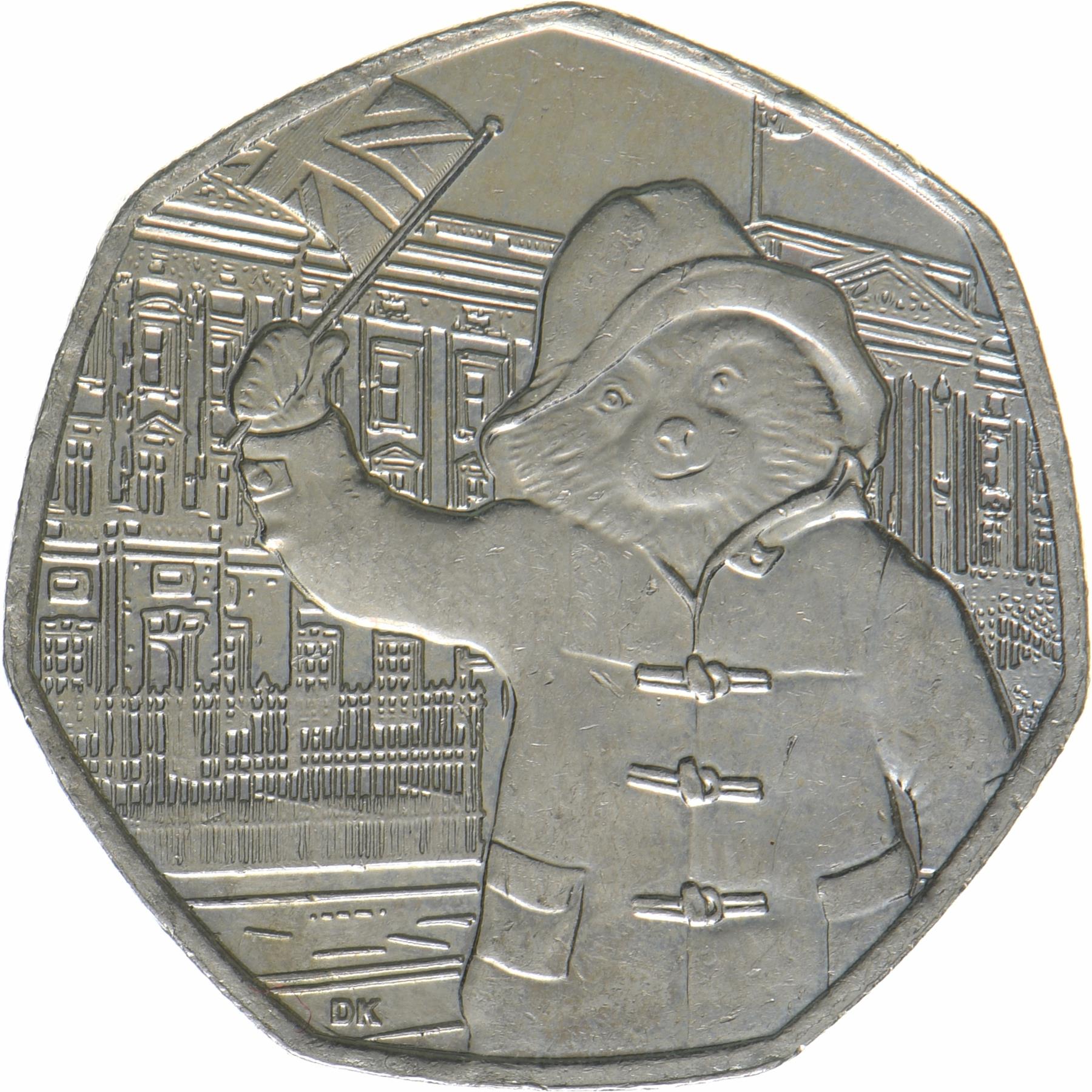 United Kingdom | 50 Pence Coin | Paddington | KM:1557 | 2018
