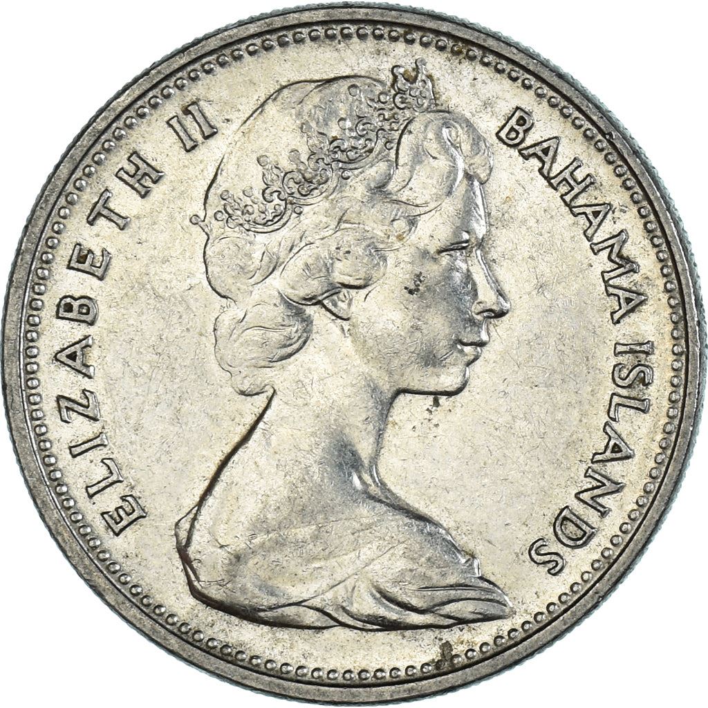 The Bahamas | 25 Cents Coin | Sailboat | Km:6 | 1966 - 1970