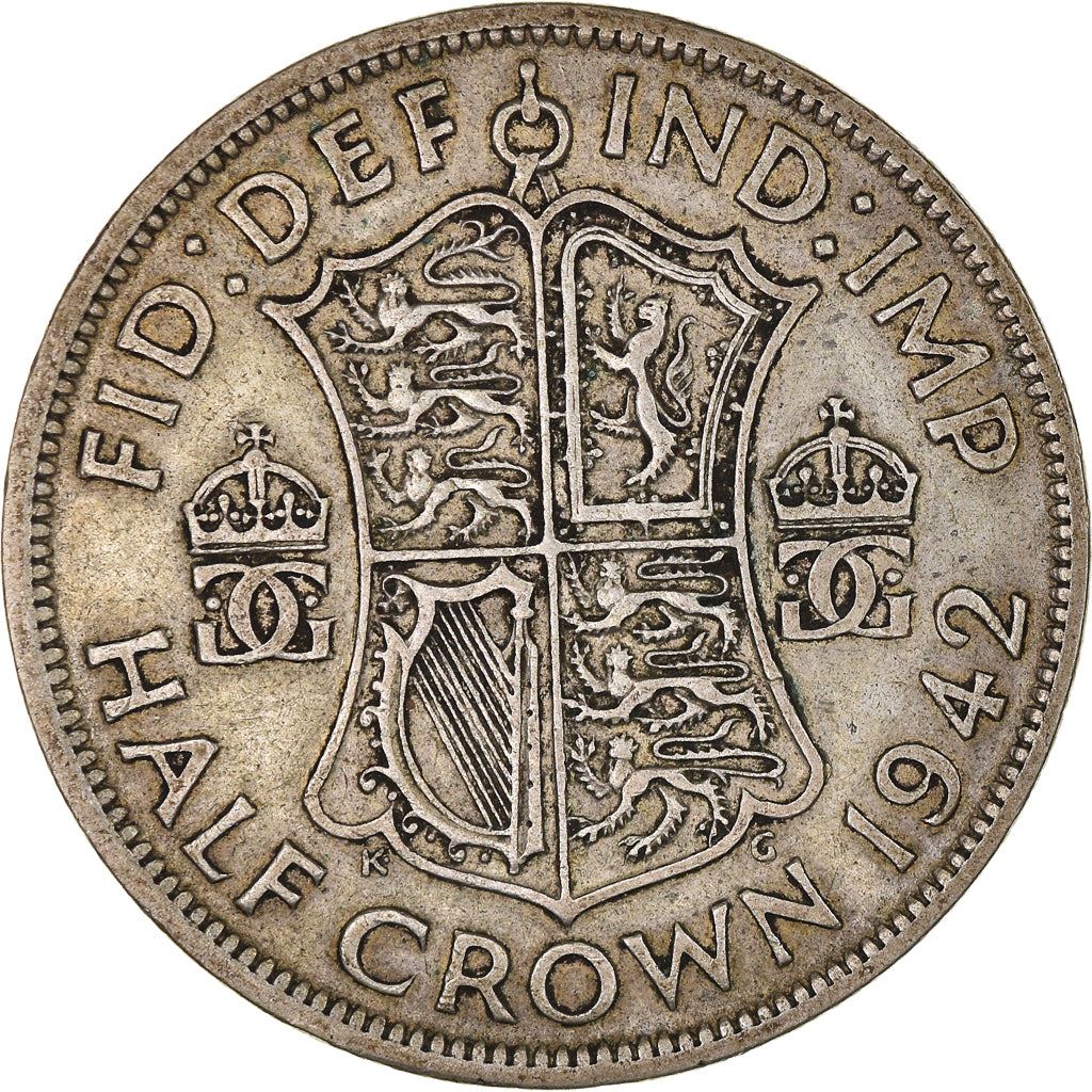 United Kingdom | 1/2 Crown Coin | George VI | KM:856 | 1937 - 1946