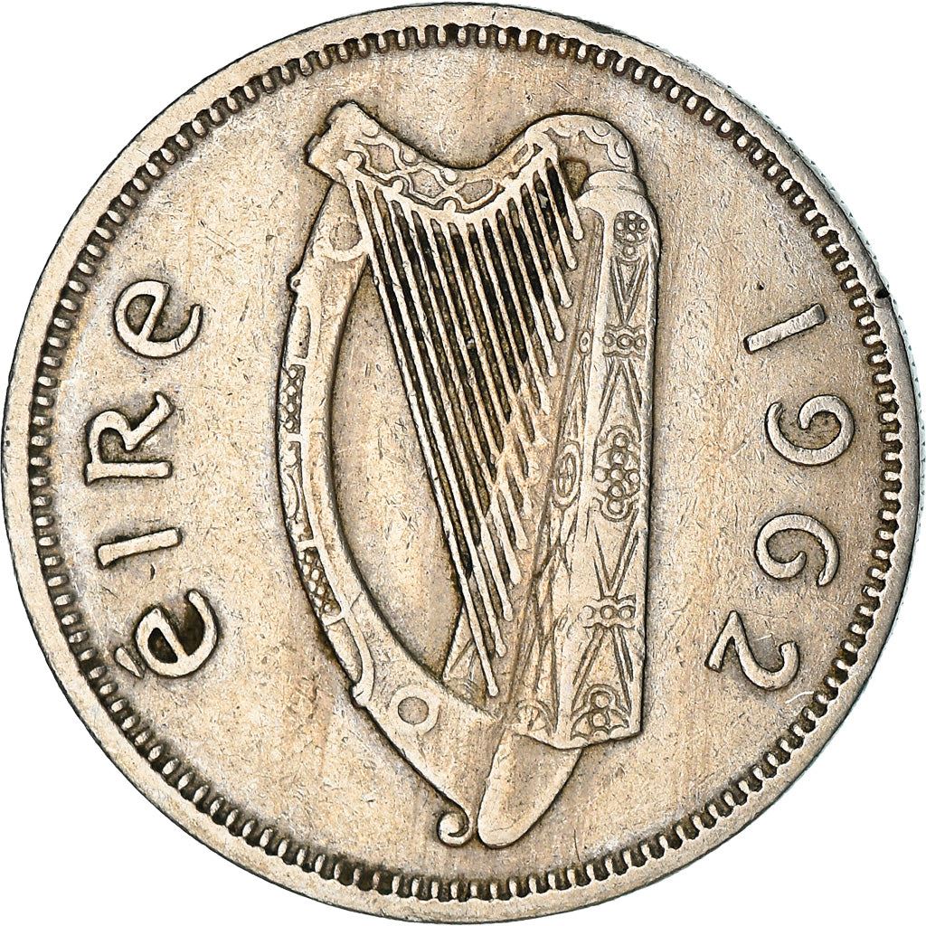 Ireland Coin Irish 1 Scilling | Celtic Harp | Bull | KM14a | 1951 - 1968