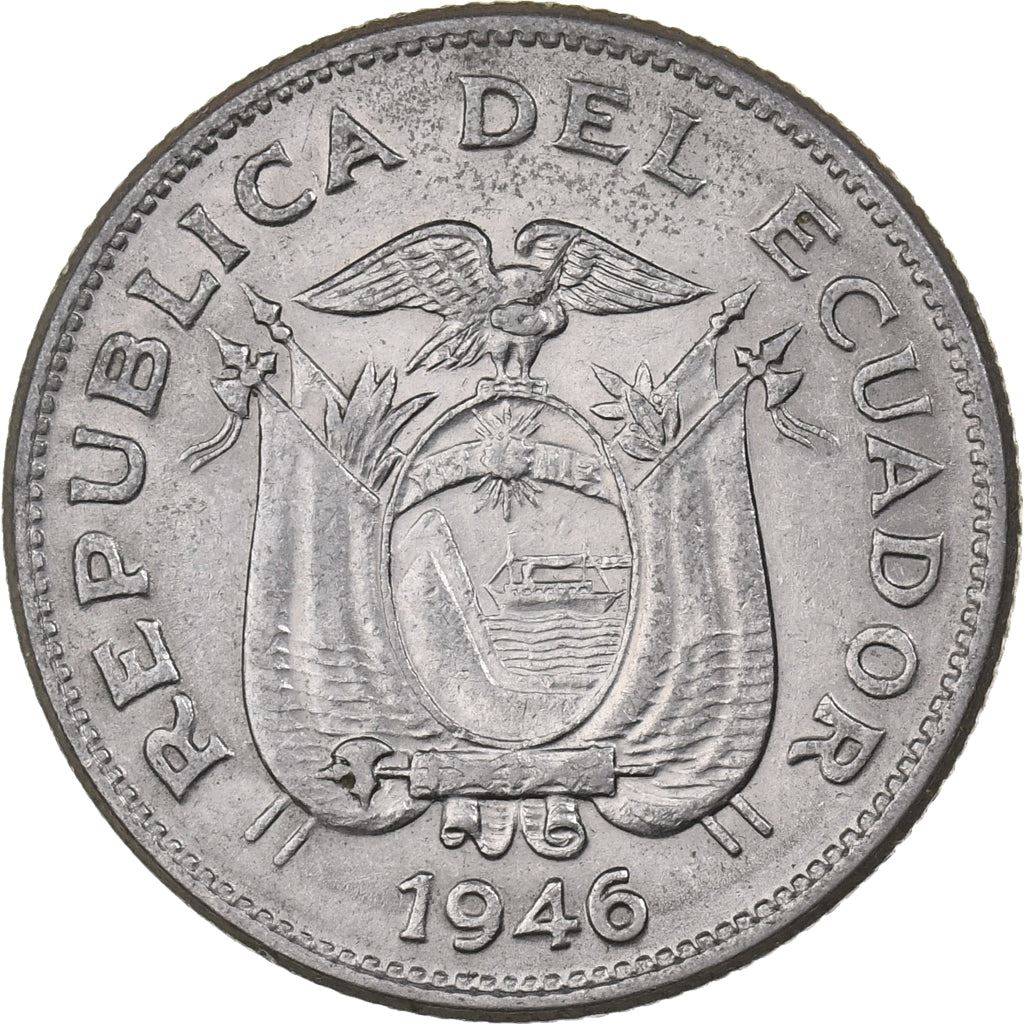 Ecuador | 1 Sucre Coin | Nickel | Military leader | KM:78.1 | 1937-1946
