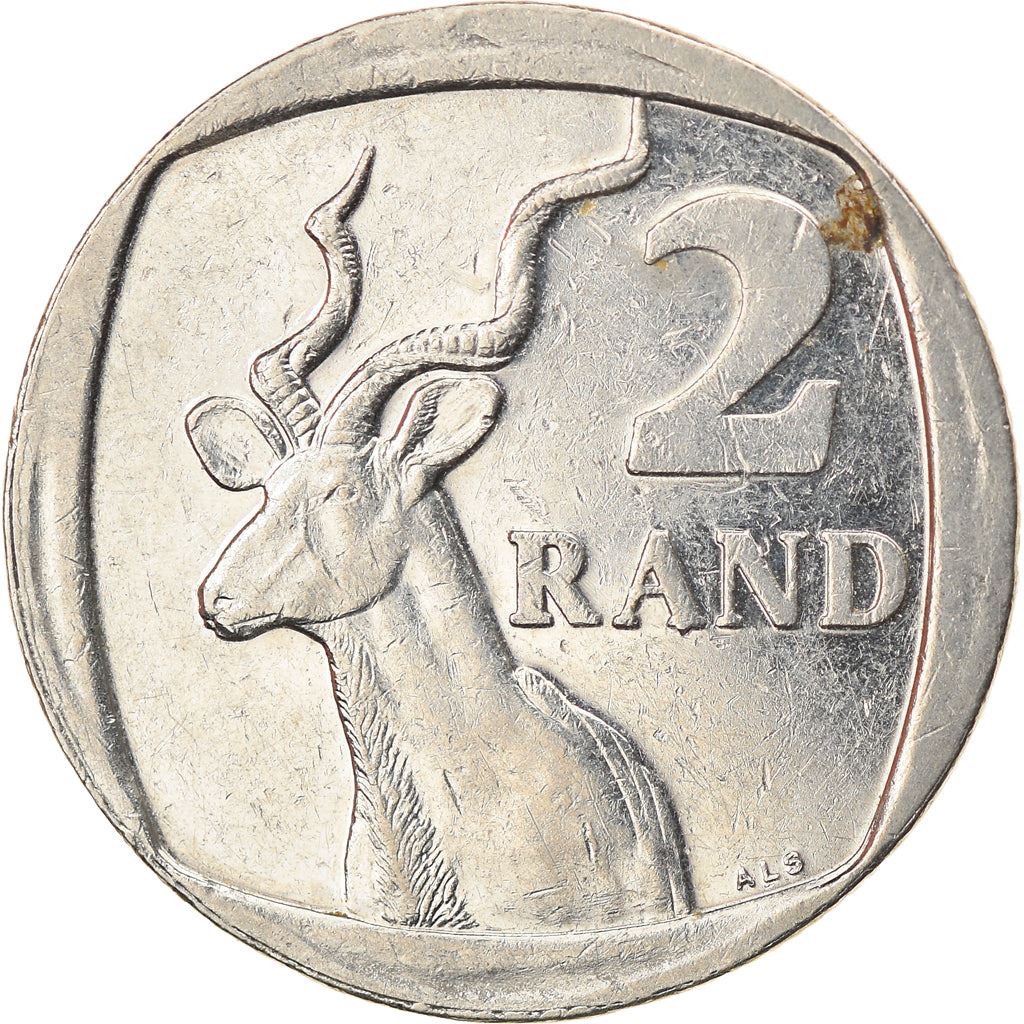 South Africa | 2 Rand Coin | Animals | Kudu | Km:165 | 1996 - 2000
