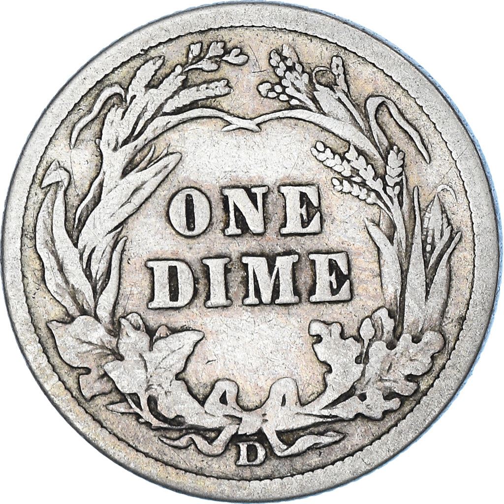 Stati Uniti | 1 moneta da dieci centesimi | Barber Dime | KM:113 | 1892 - 1916