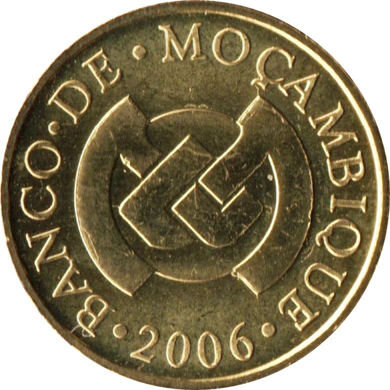Mozambique | 10 Centavos Coin | Farmer | Tractor | Km:134 | 2006