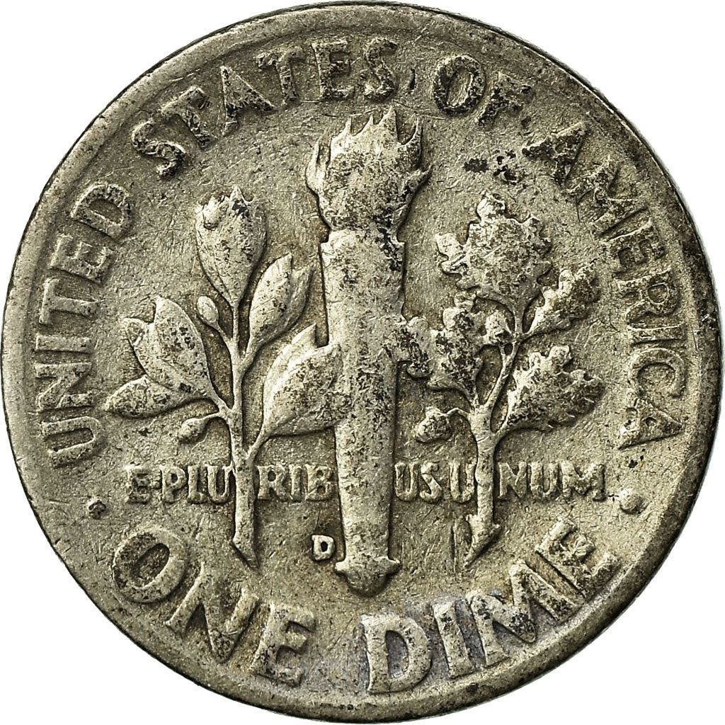 USA | 1 Dime Mønt | Franklin D. Roosevelt | KM:195 | 1946 - 1964
