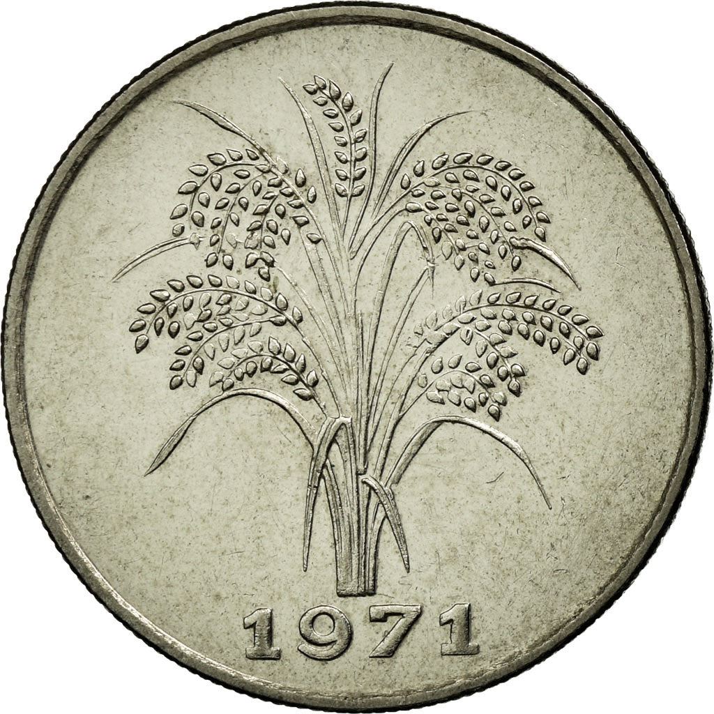 South Vietnam | 1 Dong Coin | Rice stalks | Km:7A | 1971