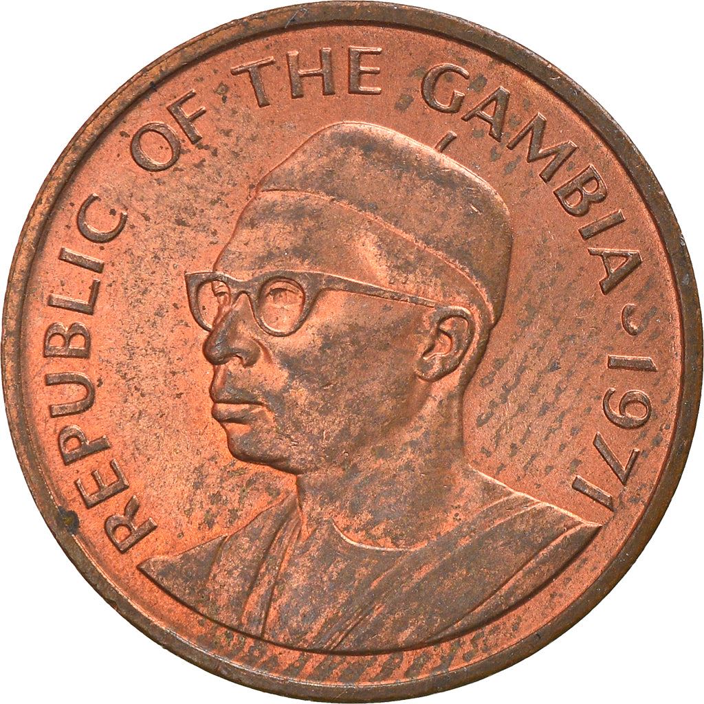 The Gambia | 1 Butut Coin | Peanuts | Km:8 | 1971 - 1974