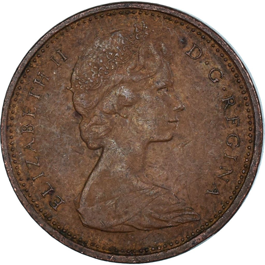 Canada | 1 Cent Coin | Bronze | 2nd portrait | KM:59 | 1965-1978