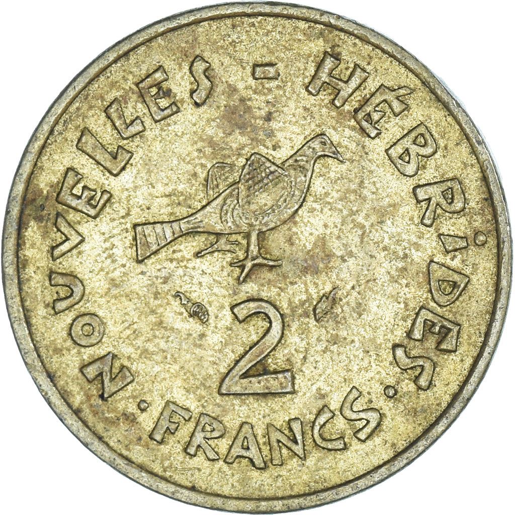 New Hebrides | 2 Francs Coin | Marianne | Frigate Bird | Km:5.2 | 1973 - 1979