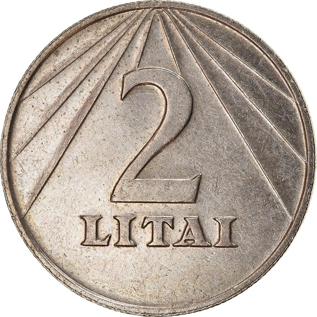 Lithuania | 2 Litai Coin | Armored Horseman | KM:92 | 1991