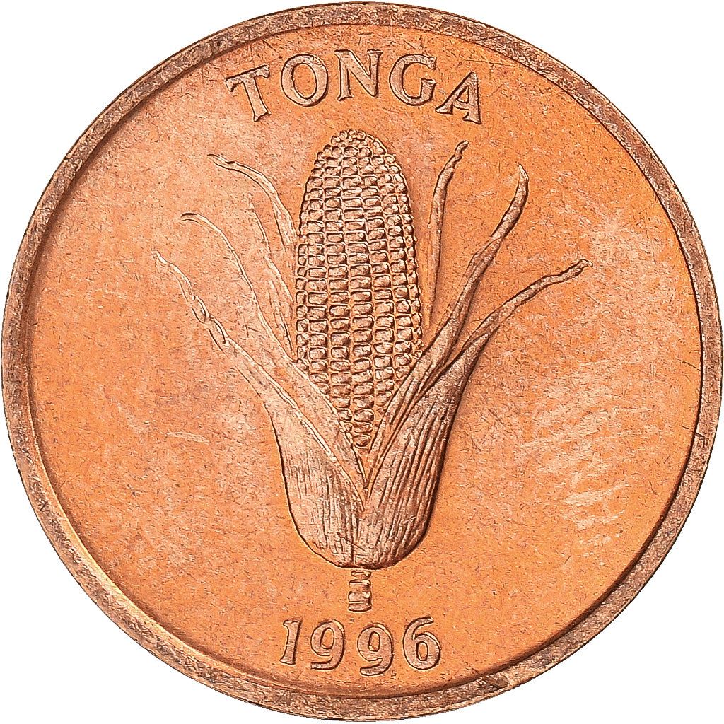 Tonga | 1 Seniti Münze | Mais | Vanille | FAO | Km:66 | 1981 - 1996