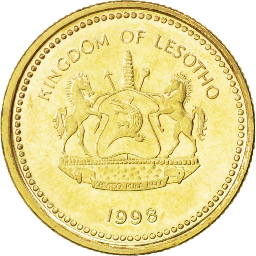 Lesotho | 10 Lisente Coin | Angora goat | Km:63 | 1998 - 2023
