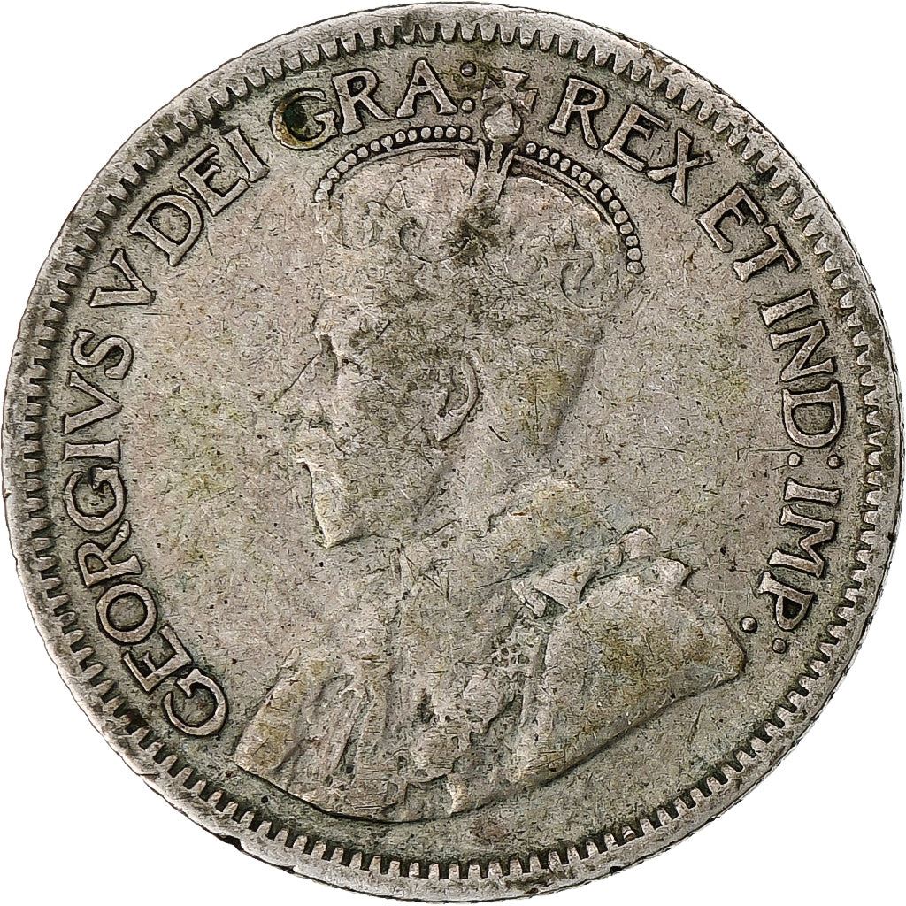 Canada | 10 Cents Coin | Silver | Crown | Wreath | KM:23a | 1920-1936