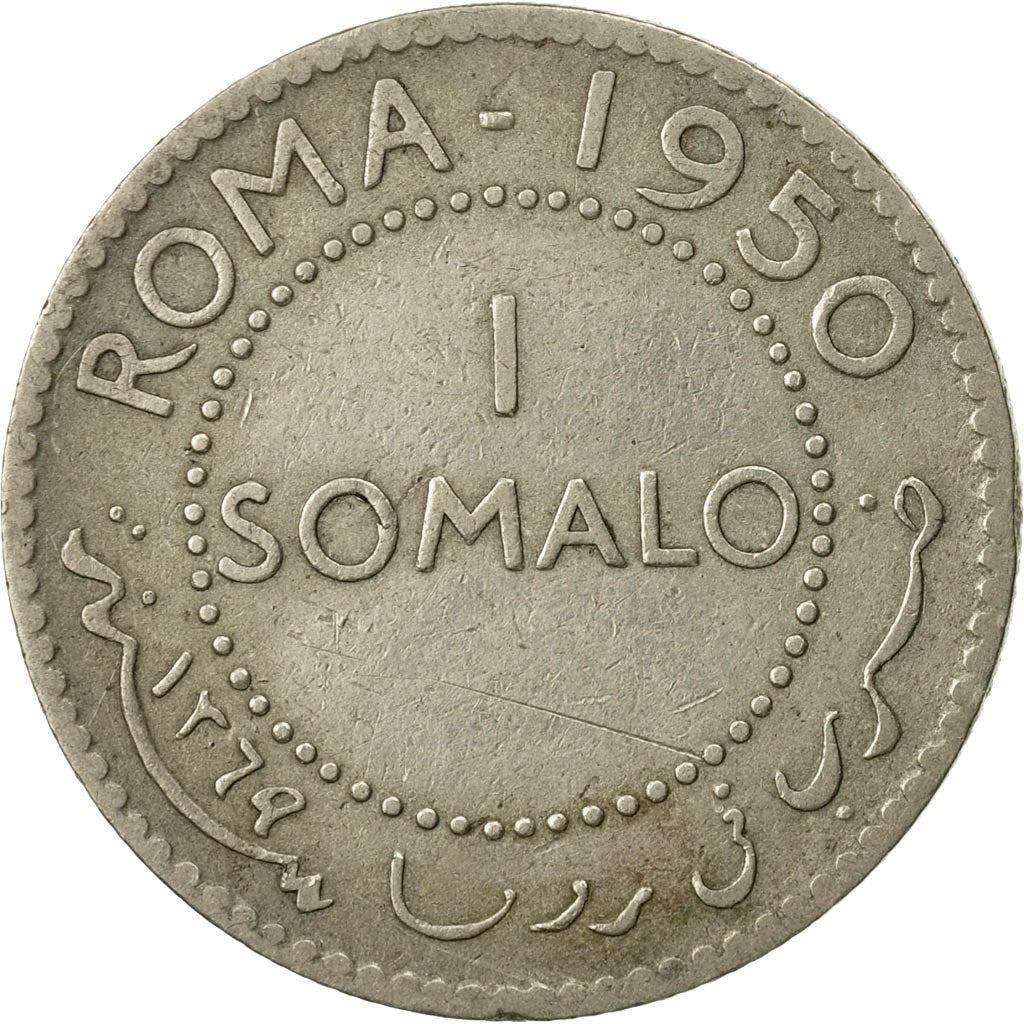 Somalia | 1 Somalo Coin | Leopard | Km:5 | 1950