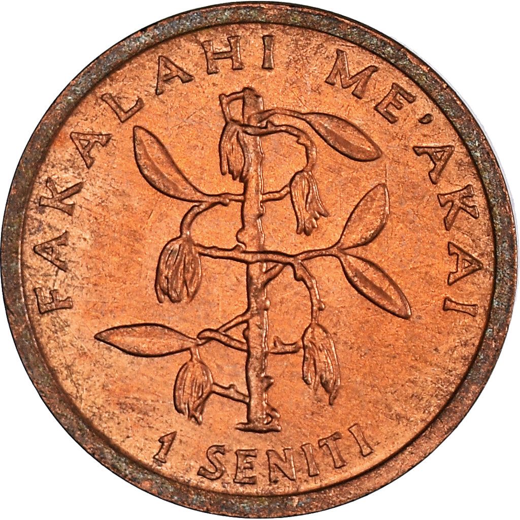Tonga | 1 Seniti Coin | Corn | Vanilla | FAO | Km:66 | 1981 - 1996